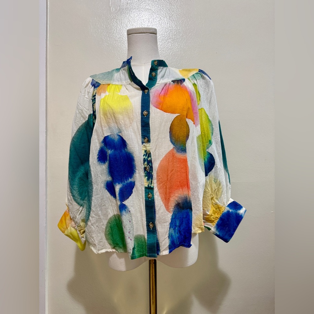 Maeve Multicolor Button Down Shirt